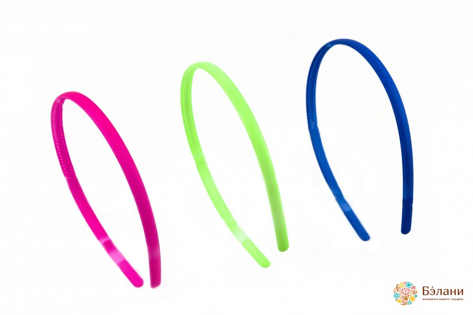 Обруч "Bright matte" вузький