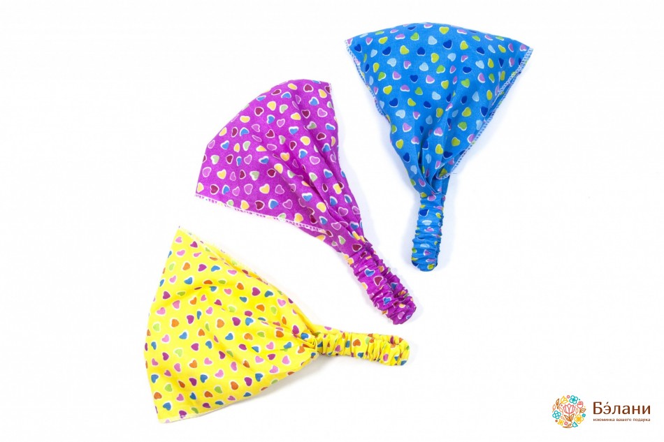 Пов'язка-бандан серце