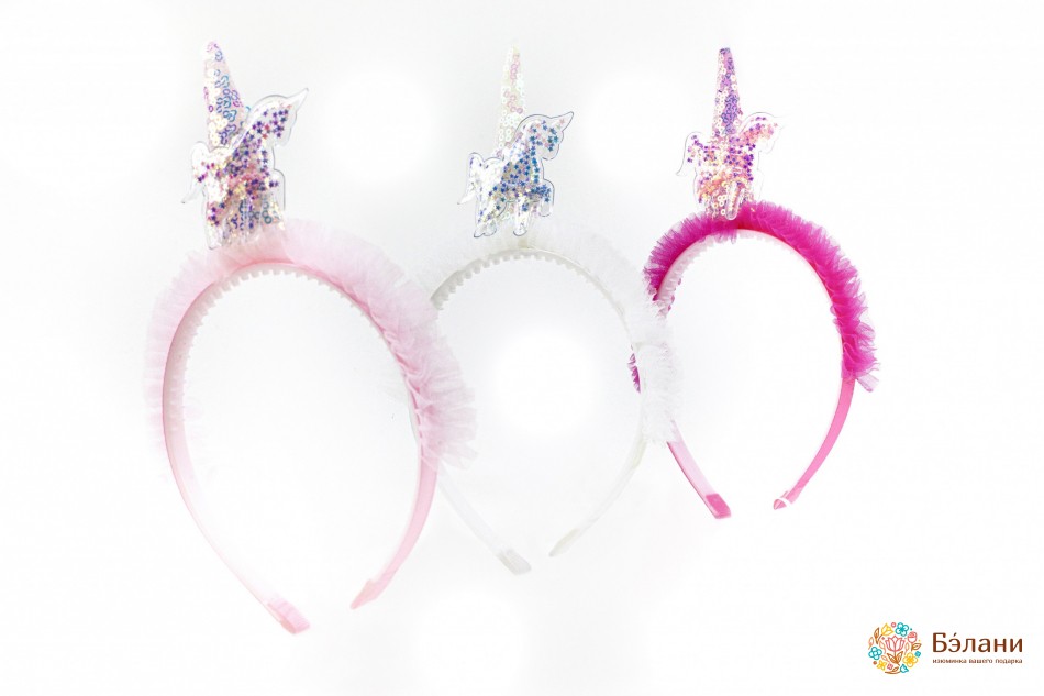 Обруч "Fluffy unicorn"