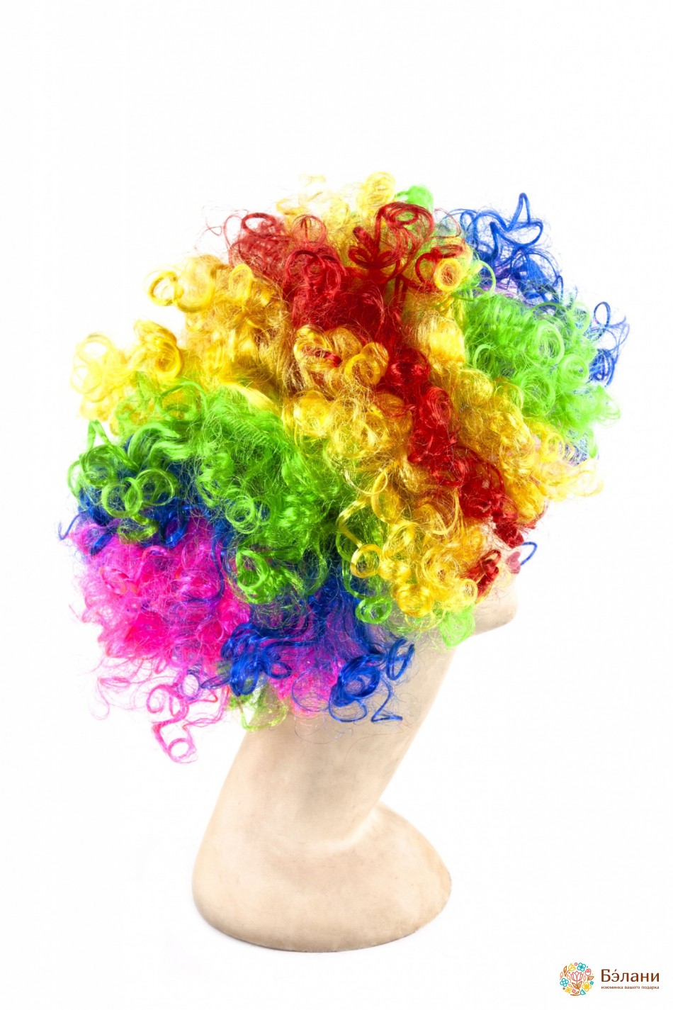 Перука "Клоун" райдужна