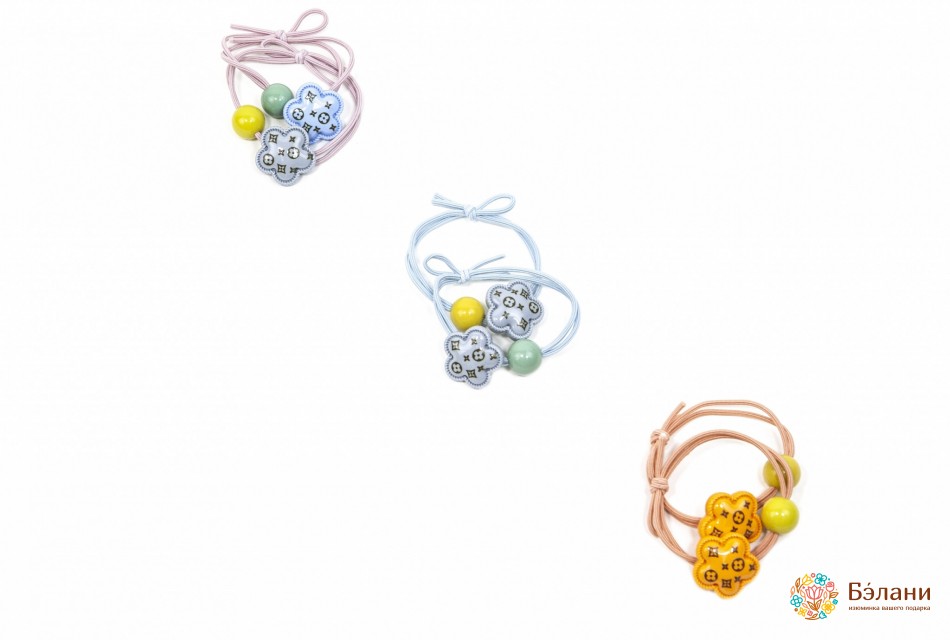 Гумка подвійна з пряжкою