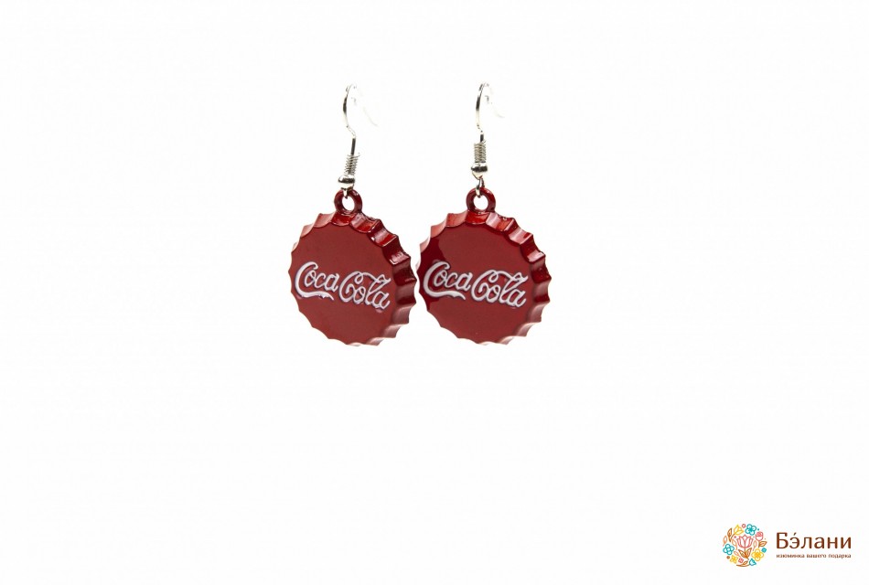 Сережки Fastfood "Bottle caps"