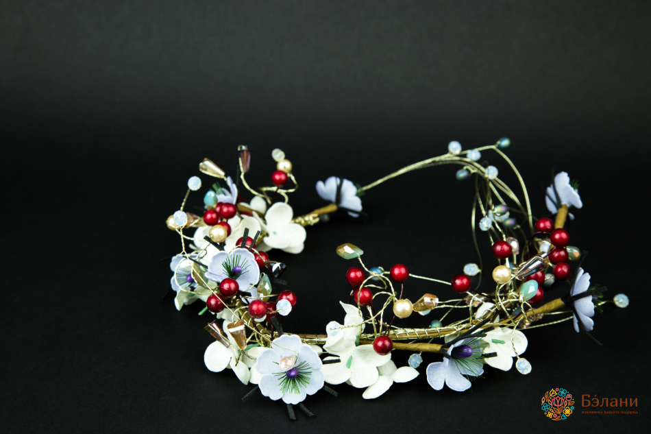 Діадема "Квіти та ягоди"