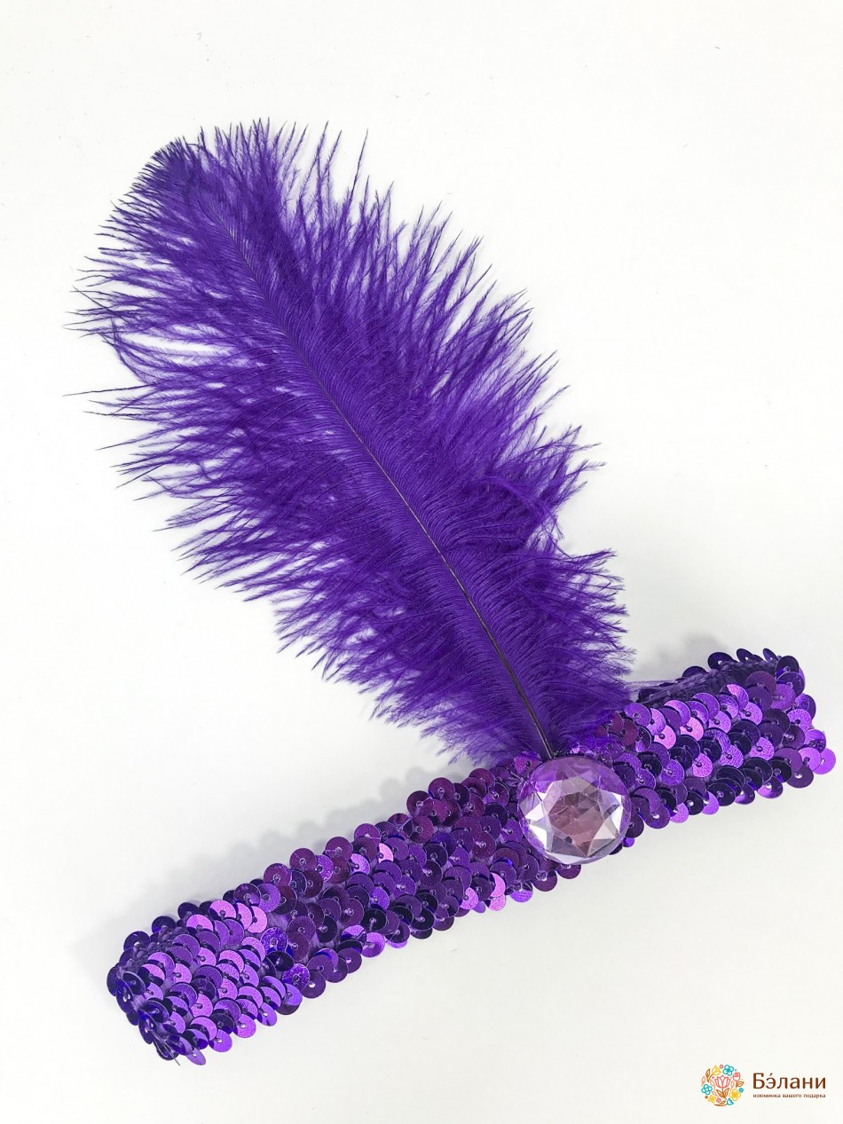 Пов'язка "Чикаго" бузкова