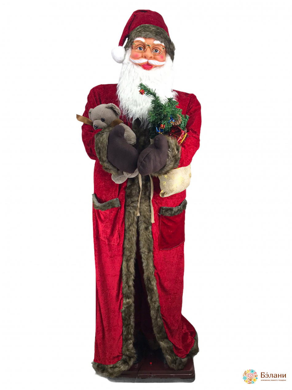 Ростова музична фігура «Дід Мороз із подарунками»