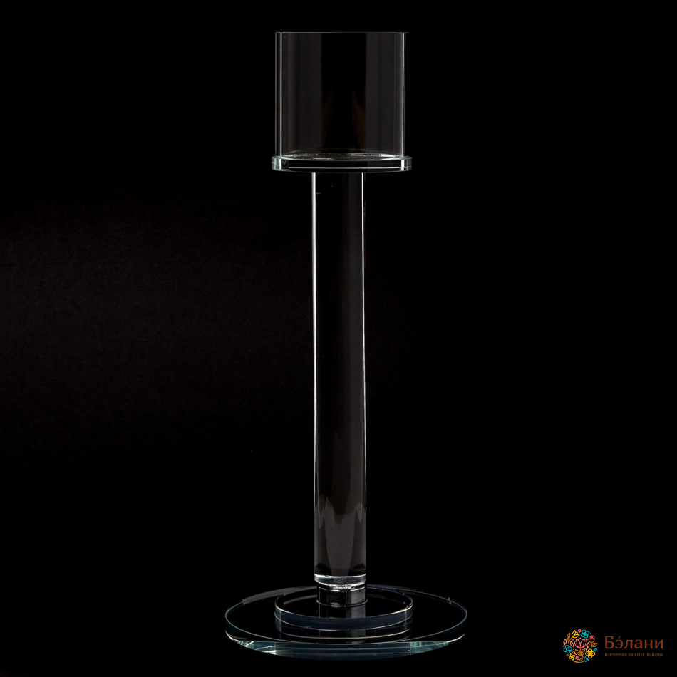 Подсвечник стеклянный "Single Universe" S