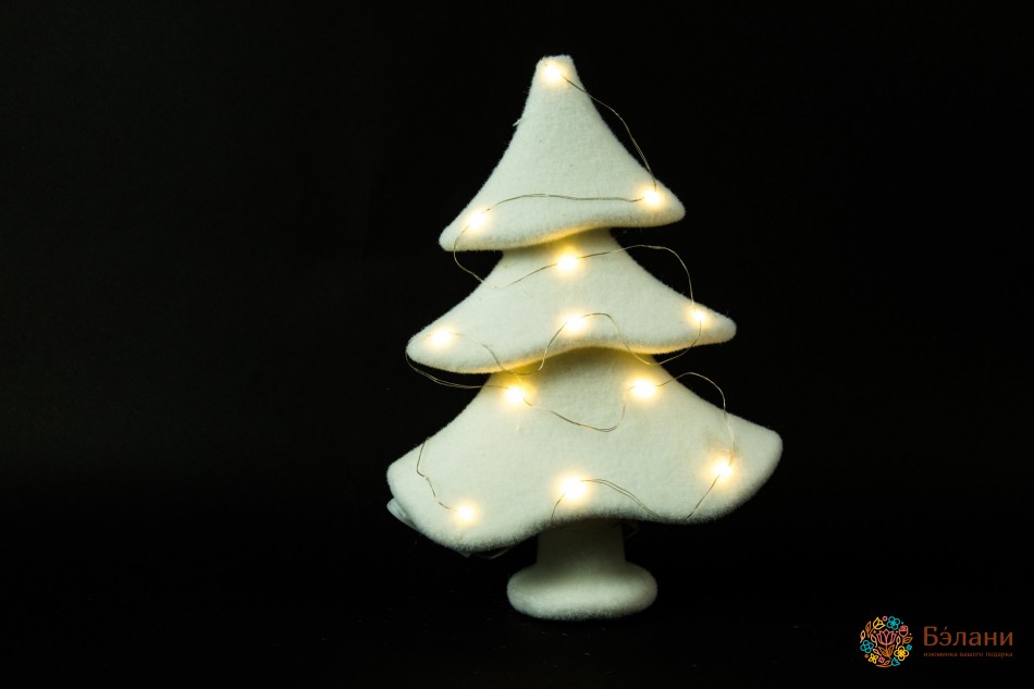 Новорічний декор "Ялинка" з LED підсвічуванням