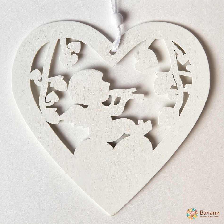 Дерев'яна підвіска "Angel inside" S