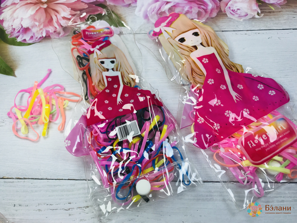 Резинка силиконовая в сумочке "София в платье"