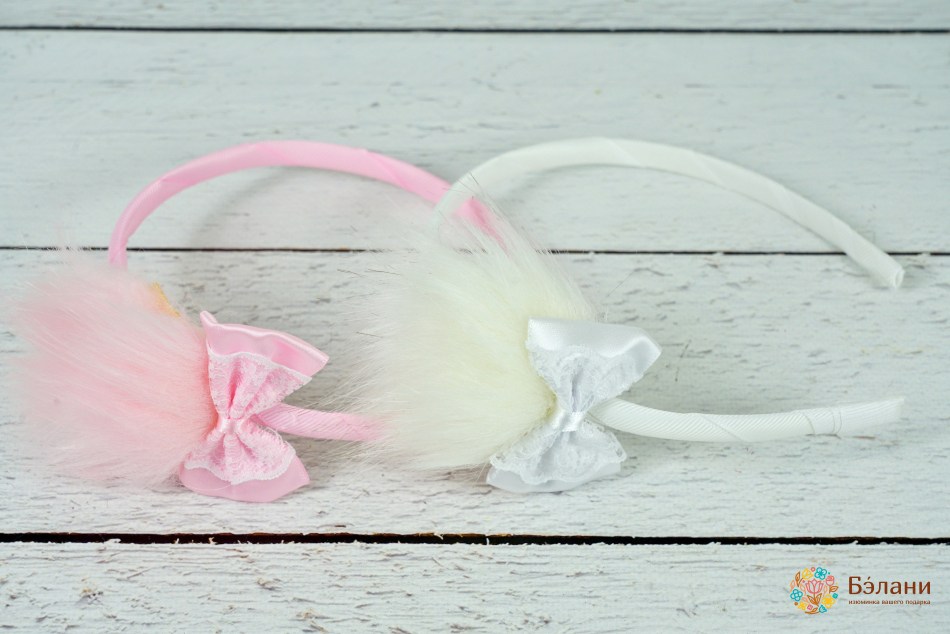 Обруч "Bow and fluff"