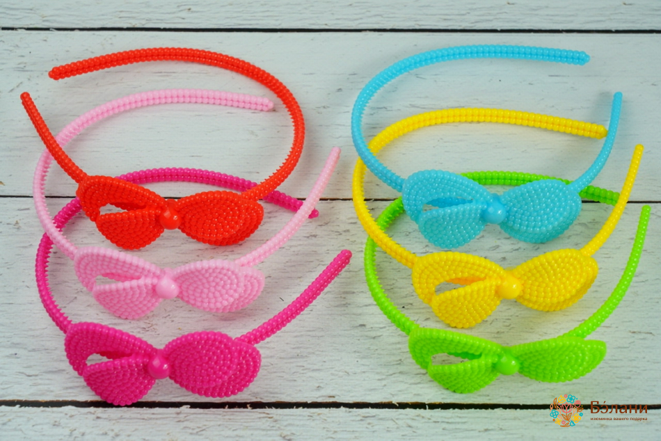 Обруч "Sweet bow" пластиковый