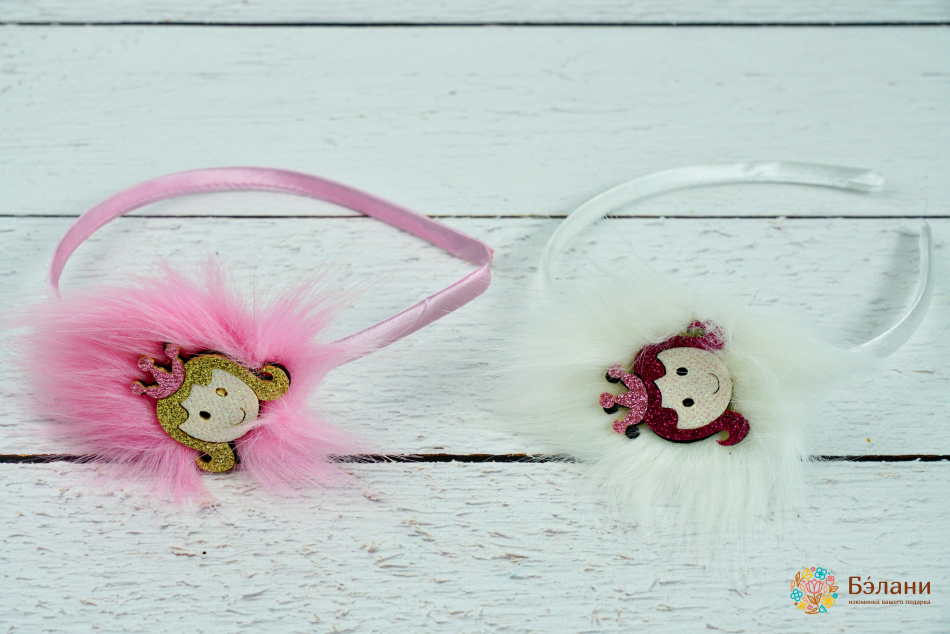 Обруч "Princess with fur"