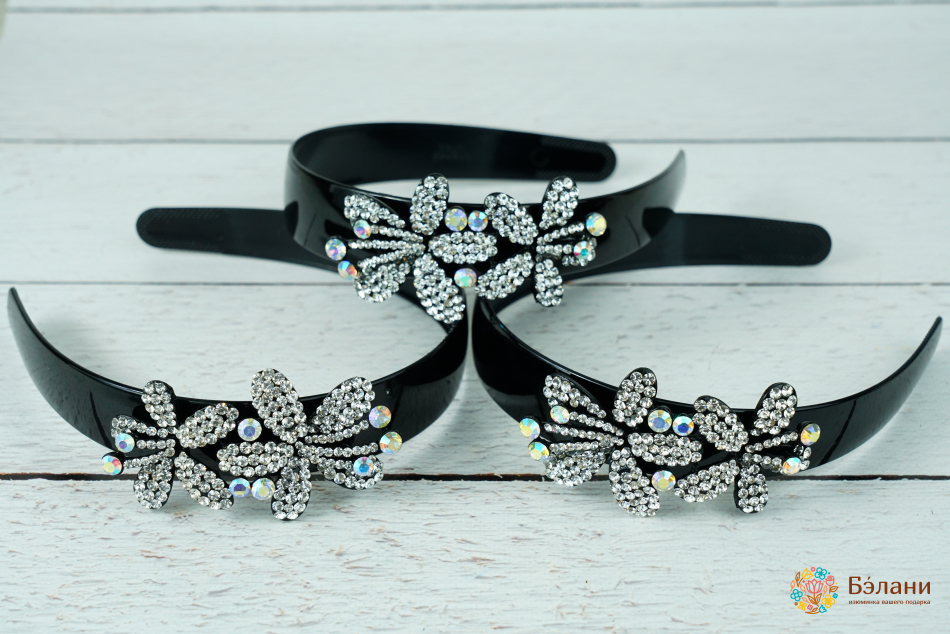 Обруч "Diamond flowers"