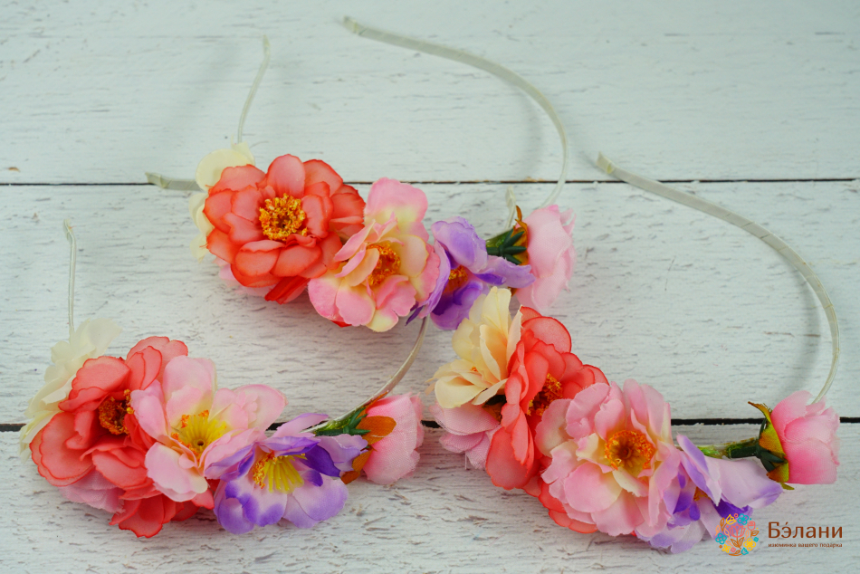 Обруч "Bouquet of flowers"