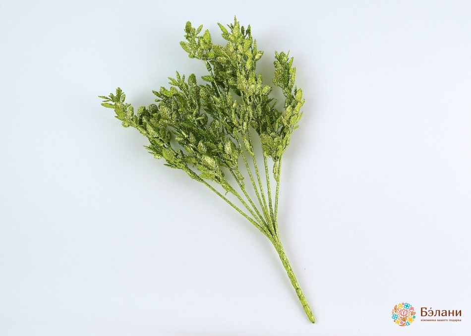 Новорічний декор "Букет" зелений