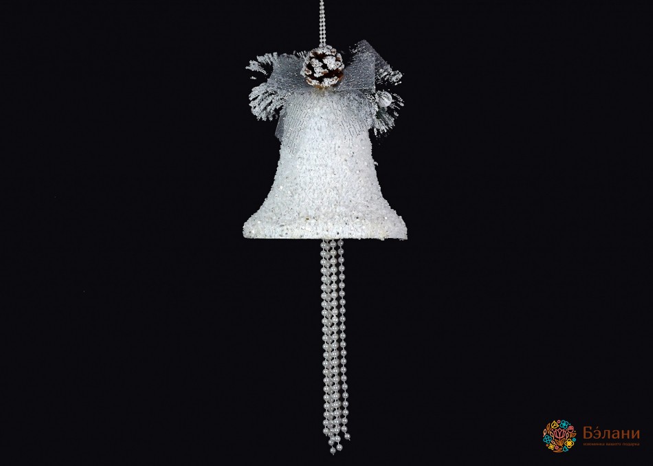 Декор підвісний "Дзвон з шишками"