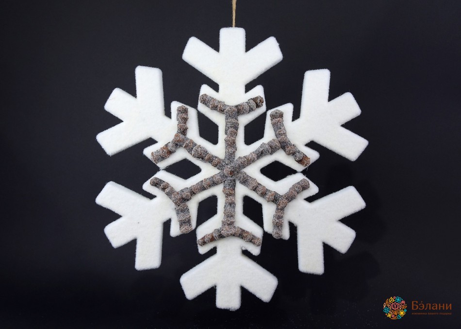 Декор "Підвісна сніжинка"