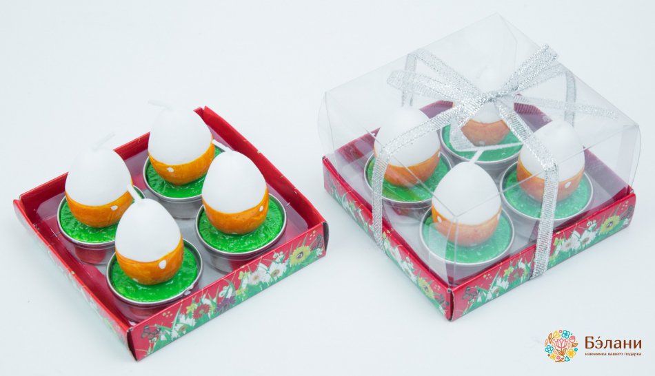 Пасхальная свеча оранжевая | 2