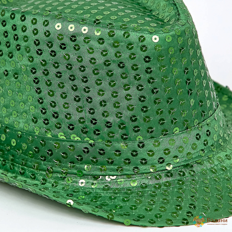 Шляпа "Диско" зеленая | 2