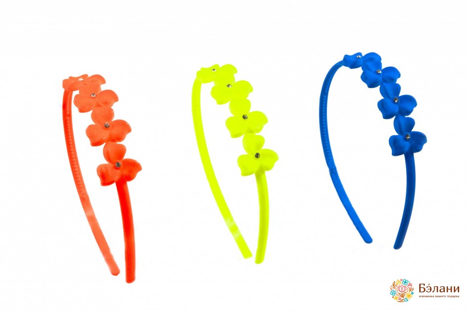 Обруч яскравий матовий "Flowers" | 2