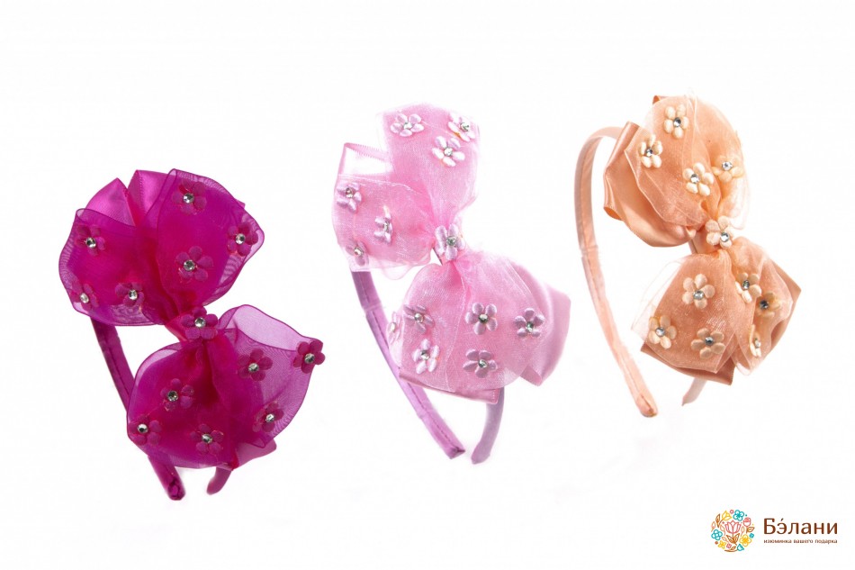 Обруч "Flowery bow" | 2