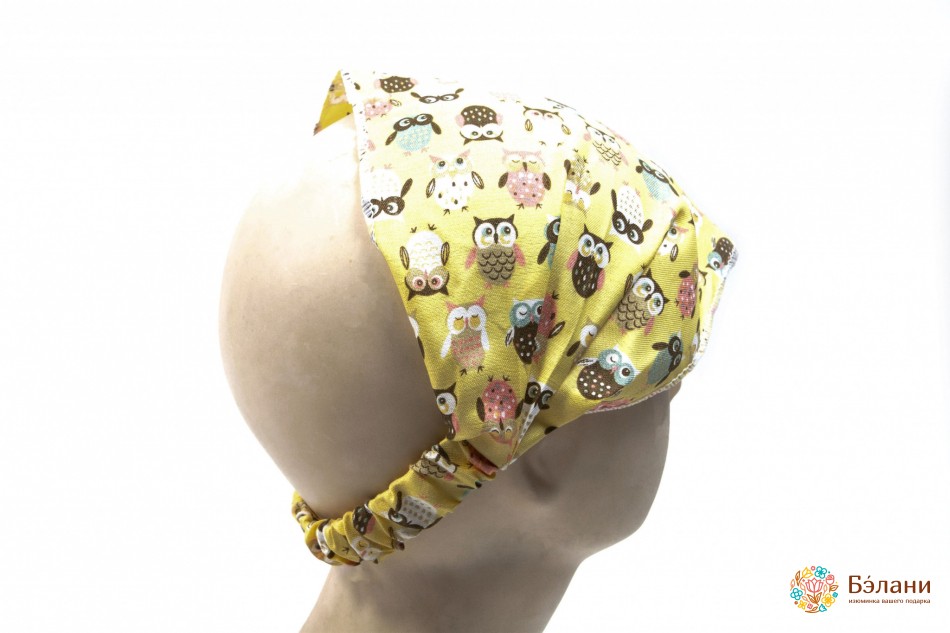 Пов'язка-бандану сова | 2