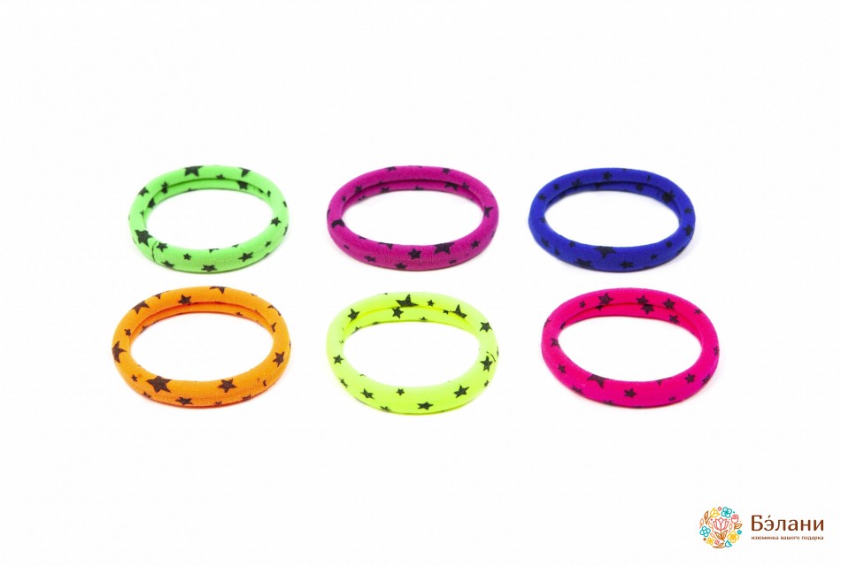 Гумка безшовна із зірками яскрава L | 2