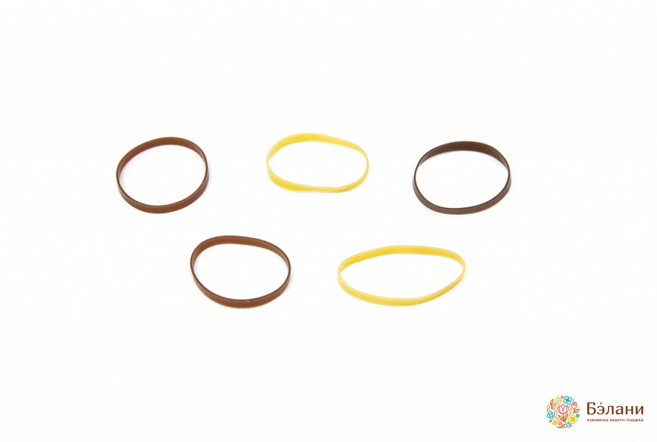 Силіконова гумка в тубусі в коричневих тонах | 2