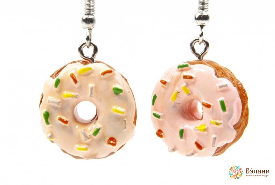 Сережки Fastfood "Glazed donut" | 2