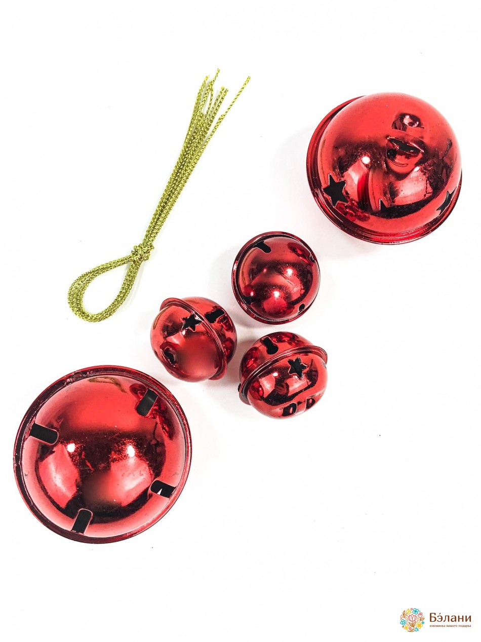Ялинкова іграшка "Бубенці червоні" | 2