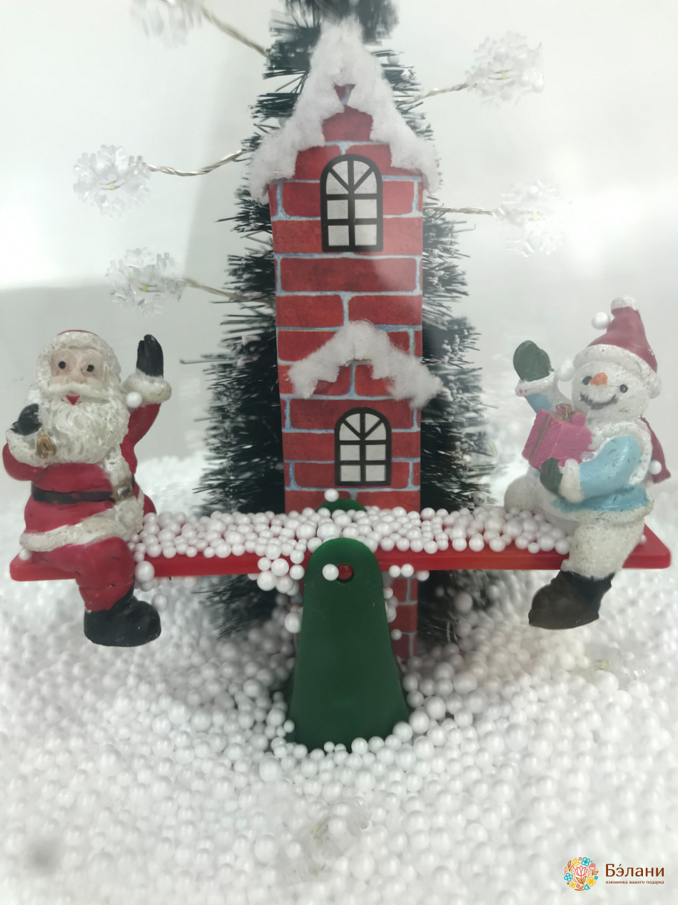 Куля зі снігом "Гойдалка" | 2