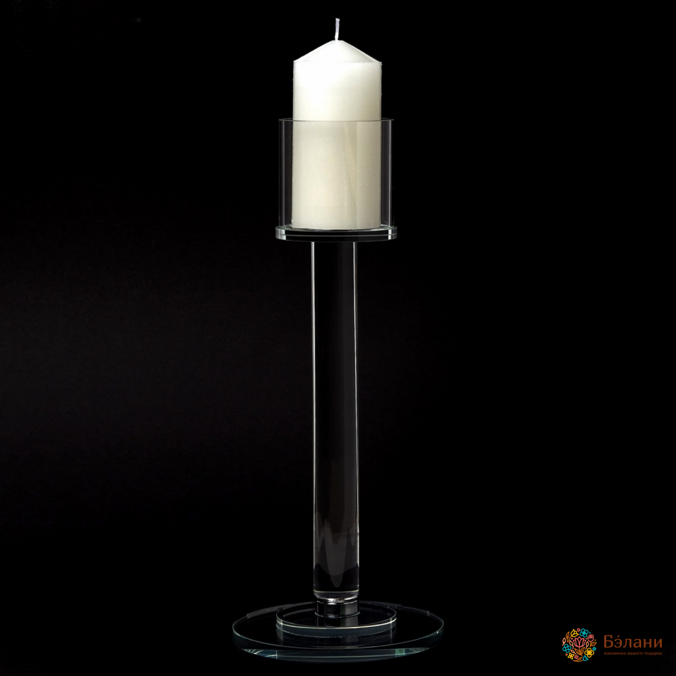 Подсвечник стеклянный "Single Universe" S | 3