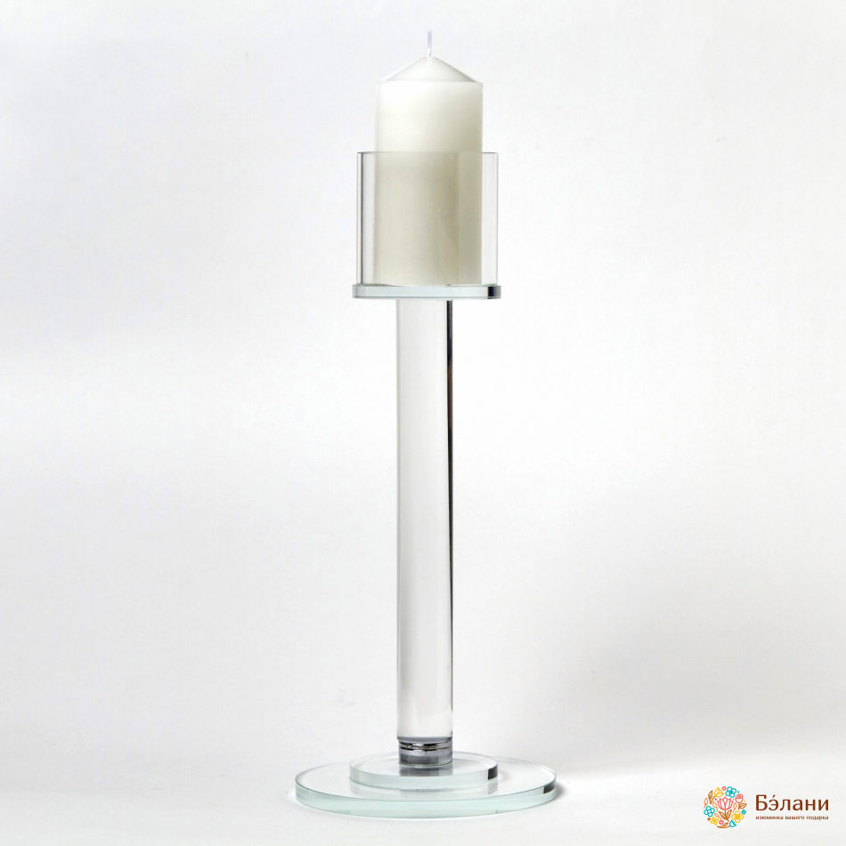 Подсвечник стеклянный "Single Universe" S | 2