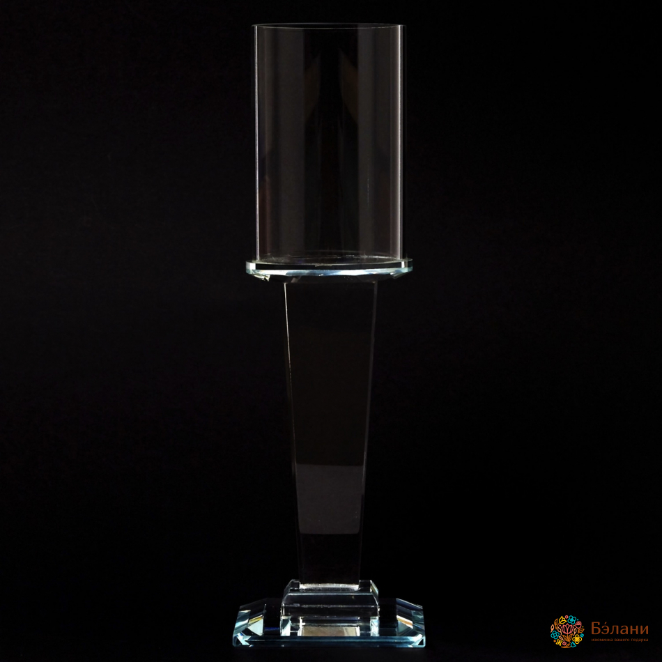 Подсвечник стеклянный "Heel" M | 4