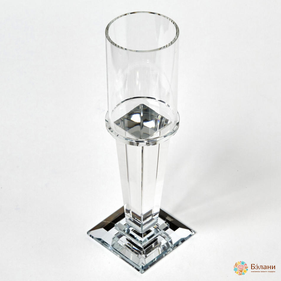 Подсвечник стеклянный "Heel" M | 3