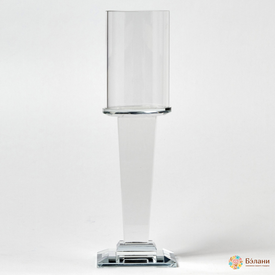 Подсвечник стеклянный "Heel" M | 2