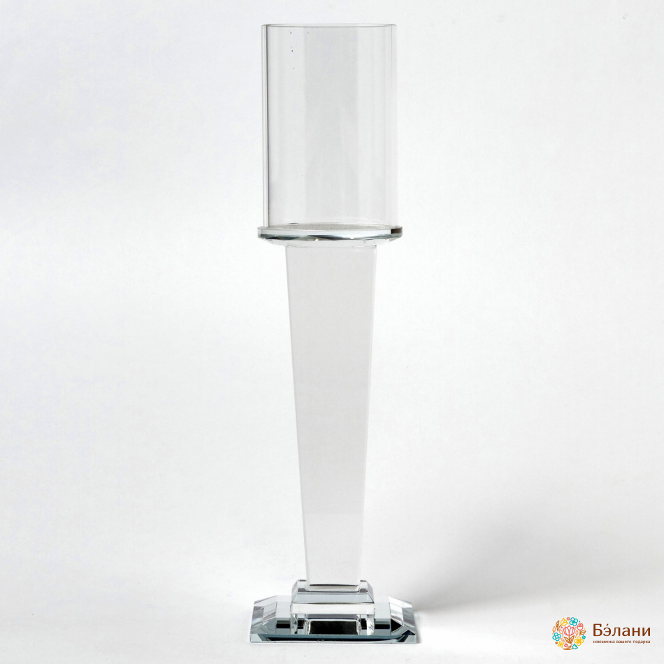 Подсвечник стеклянный "Heel" S | 3