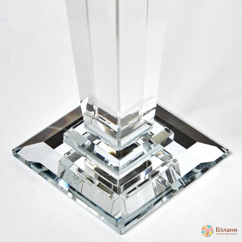 Подсвечник стеклянный "Heel" S | 2