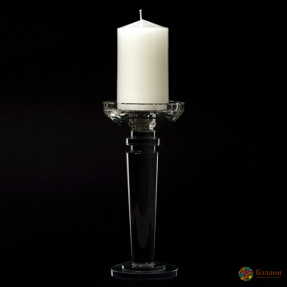 Свічник скляний "Octopus Single" S | 3