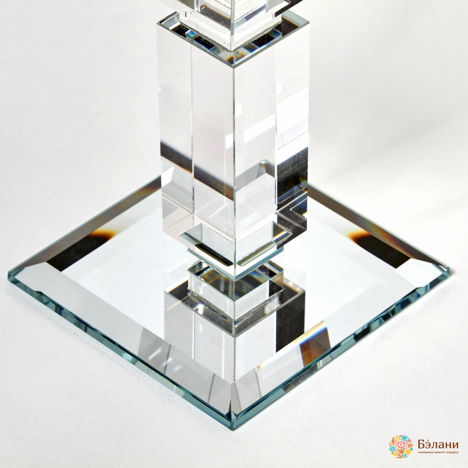 Подсвечник стеклянный "Gradus" M | 4