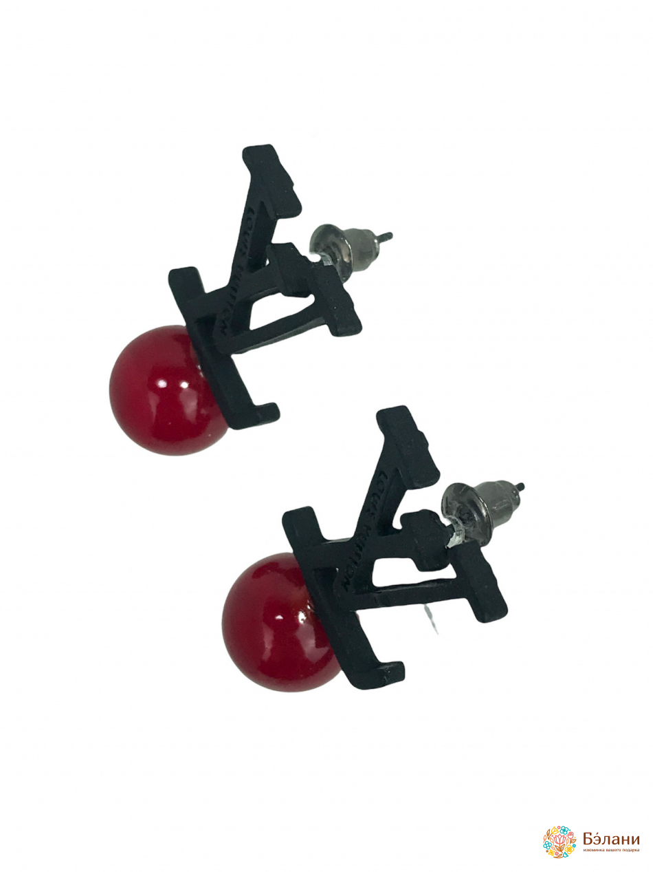 Сережки "Cherry" LV червоні | 2