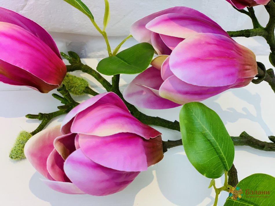 Ветка "Магнолии" фиолетовая | 2