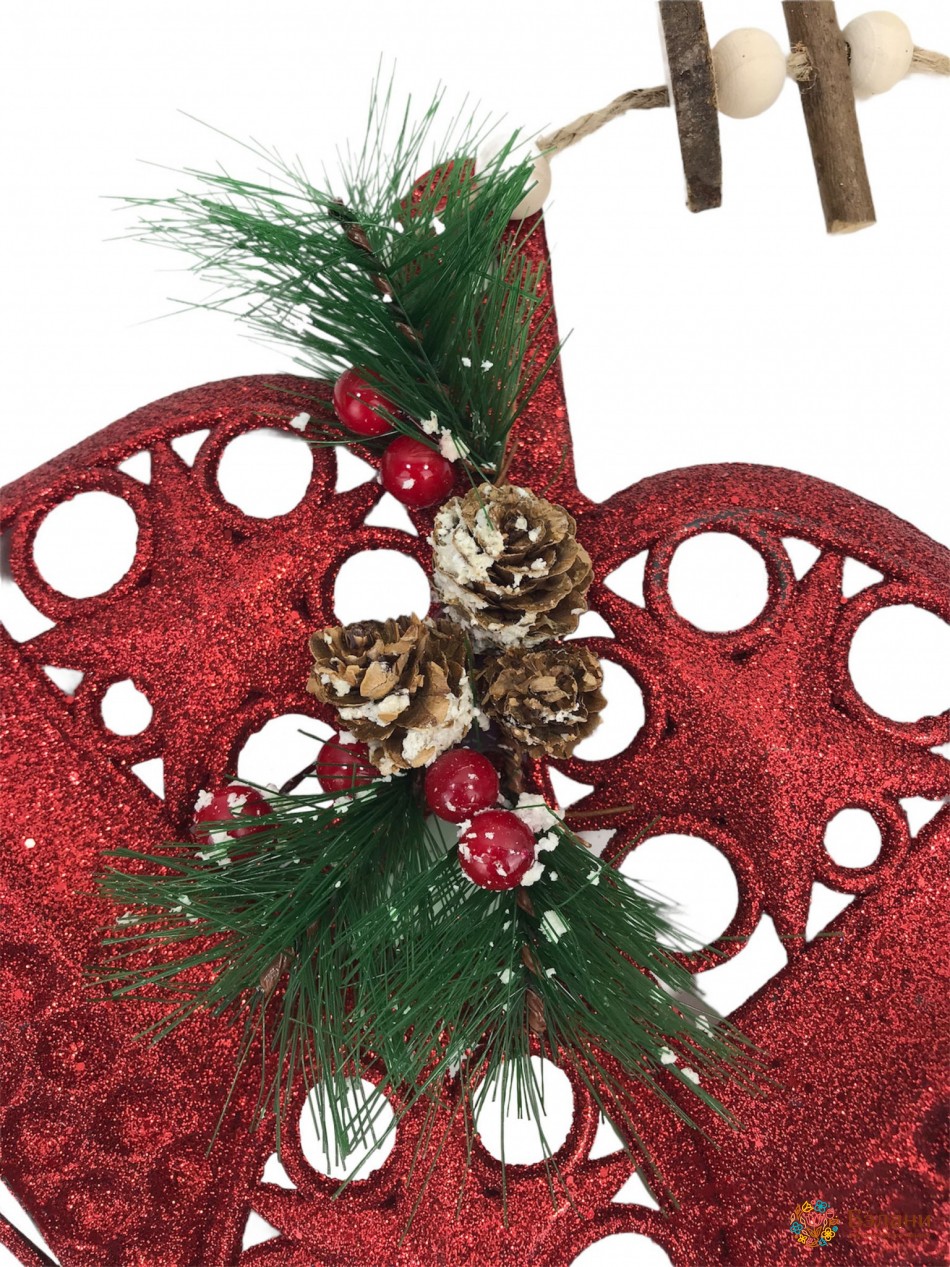 Новорічний декор "Червоні дзвони" | 2